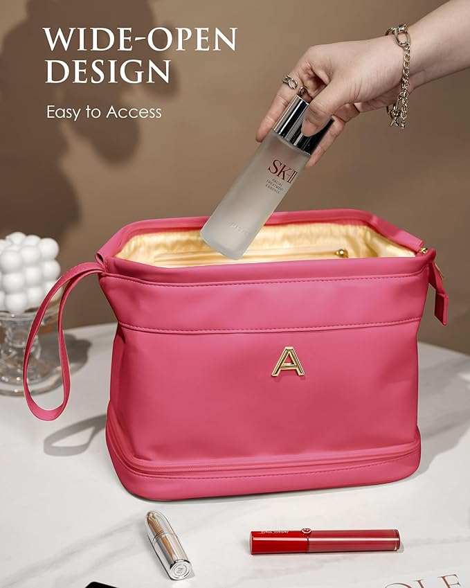 Gifts for Woman Who Travel, Makeup Bag for Women, Bridesmaid Engagement Gift - Image 5