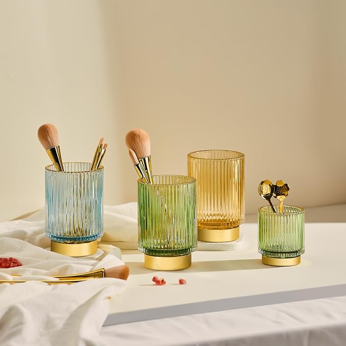 Makeup Brush Holder Organizer, Toothbrush Holders, Desk Pen Pencil Holder - Image 8