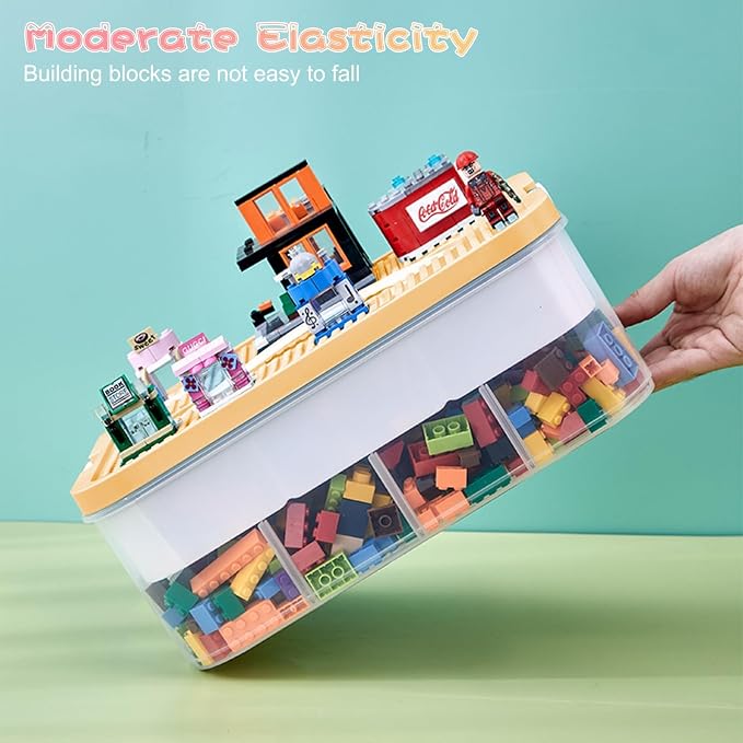 Toys Organizer Storage Case for Lego Box Kids Toy Stackable Building Blocks - Image 4