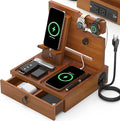 Wood Phone Docking Station by Zaldia