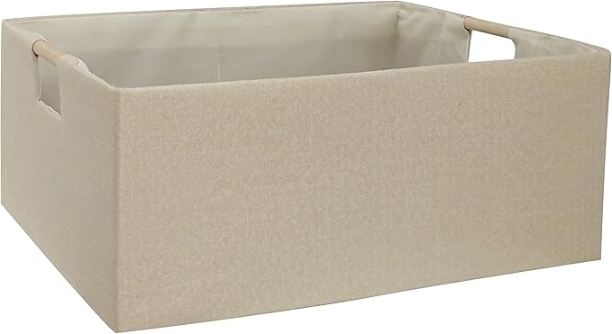 Storage Bin for Shelves Rectangle Closet Baskets Foldable Box by Unknown