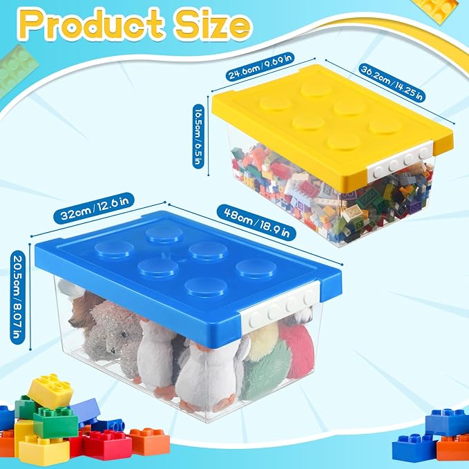Vicenpal 4 Pack Toy Storage Containers - Image 2