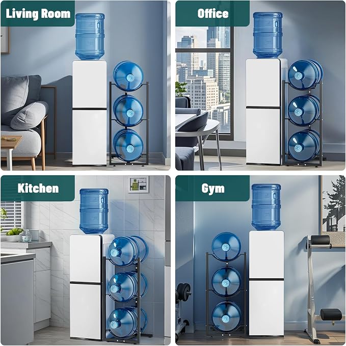 MYLOLF 5 Gallon Water Jug Holder : 3 Tier Water Jug Stand Holder - Image 6