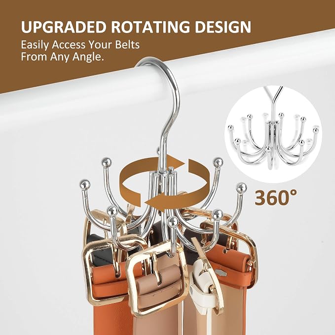 ZEDODIER Belt Hanger, Belt Organizer - Image 2