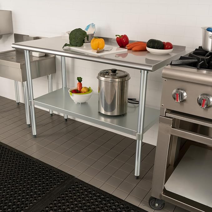 HARDURA Stainless Steel Prep & Work Table 30 x 60 Inches NSF Heavy Duty - Image 7