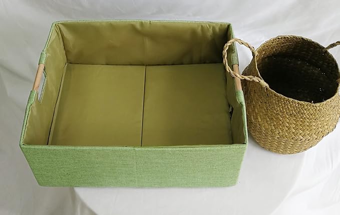 Storage Bin for Shelves Rectangle Closet Baskets Foldable Box - Image 5