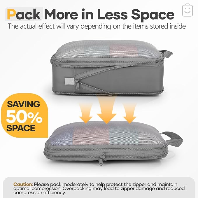Veken 9/11 Set Compression Packing Cubes - Image 6