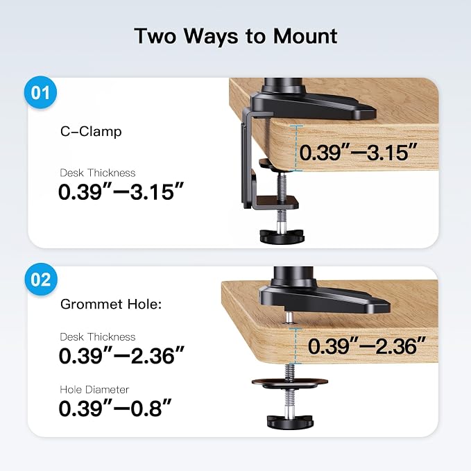 HUANUO Triple Monitor Stand - Image 8