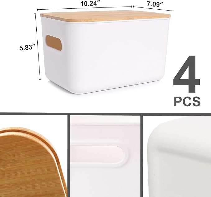 Citylife 4 PCS Storage Bins - Image 2