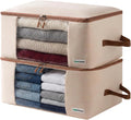 2 Pack Canvas Storage Bags Designer Organizer for Clothing - Clothes