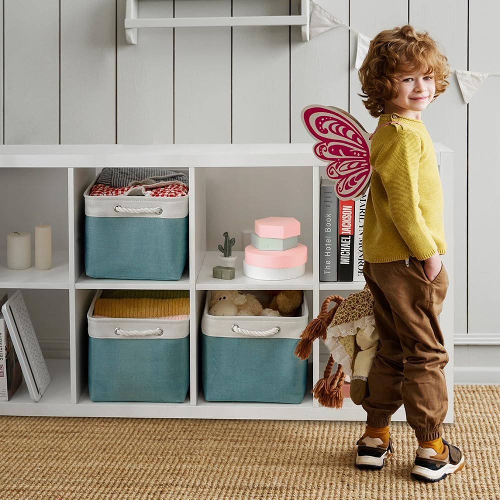TcaFmac Organization and Storage Basket for Organizing - 16x12x12 inch