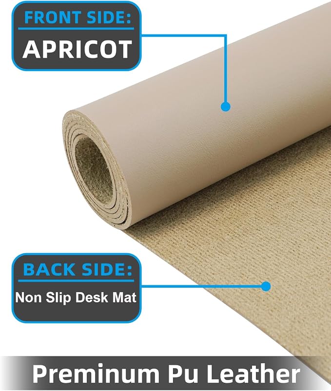 Small Desk Mat, Leather Desk Pad Protector, Desk Mouse pad, Office Desk mat - Image 2