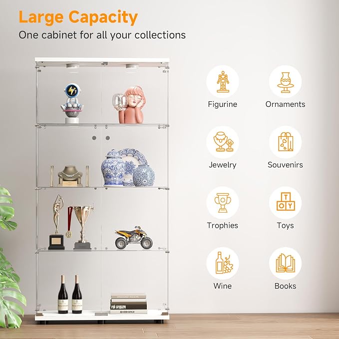 Tempered Glass Display Cabinet - Image 6