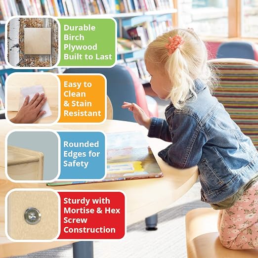 Contender C14503F-C5 20 Tray Storage – Wooden Classroom Organizer - Image 4