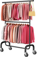 Heavy Duty Clothes Rack Load 600 LBS, Rolling Clothing Rack by Unknown