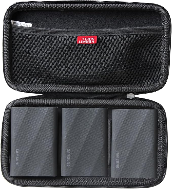 Hermitshell Hard Travel Case for Samsung T9 Portable SSD 2TB / 4TB / 1TB by Hermitshell