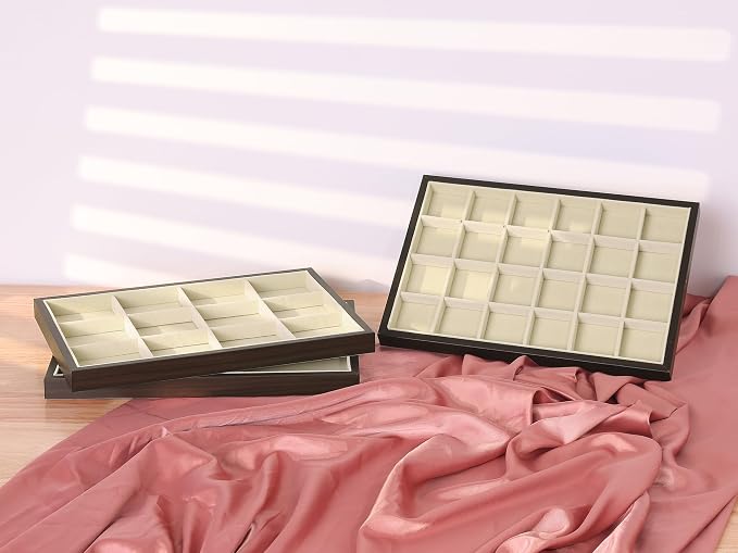 uxcell Velvet Jewelry Organizer Trays - Image 6