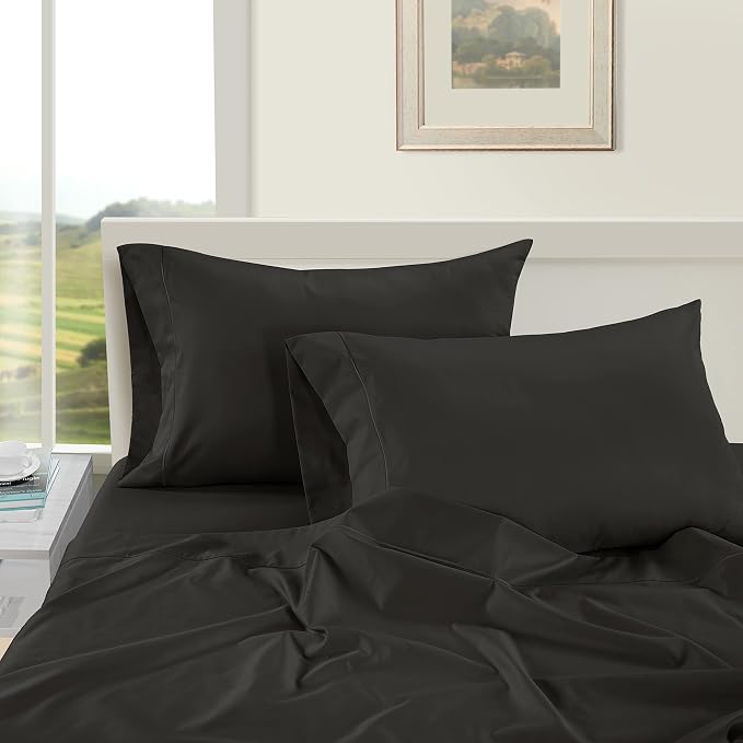 LANE LINEN Pillow Case Covers King, 100% Egyptian Cotton Sateen, Soft Cool & - Image 3