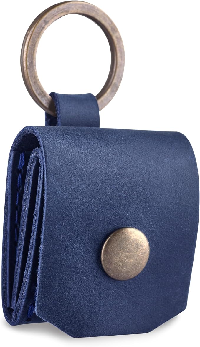 Leather SD Card Holder Keychain, SD Card Case Key Fob, Micro SD Card Holder - Image 8