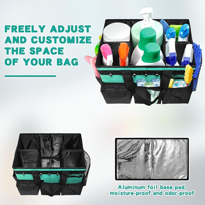 Wearable Cleaning Caddy Bag, WithDetachable Divider cleaning bags - Image 2
