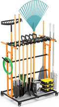 CCCEI Garage Organization with Wheels, Outdoor Gargen Yard Shed Tools Organizer by CCCEI