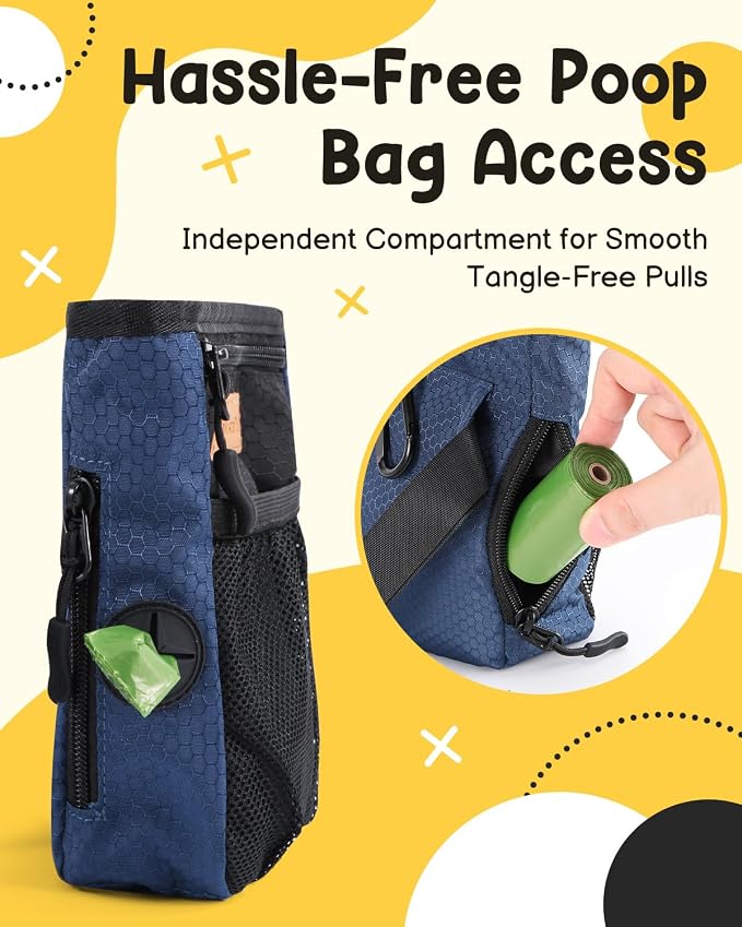 Dog Treat Pouch for Pet Training, 2-Cup Puppy Treat Holder - Image 5