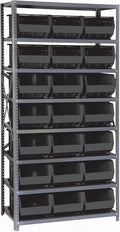 Quantum Storage Systems QSBU-255BK Giant Open Hopper Steel Shelving System by QuantumStorageSystems