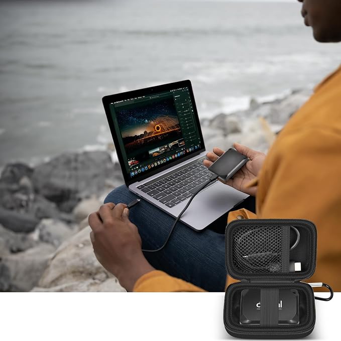 Carrying Case for Crucial X10/ X9 Pro 8TB/ 6TB/ 4TB Portable SSD, 2TB/ 1TB - Image 6