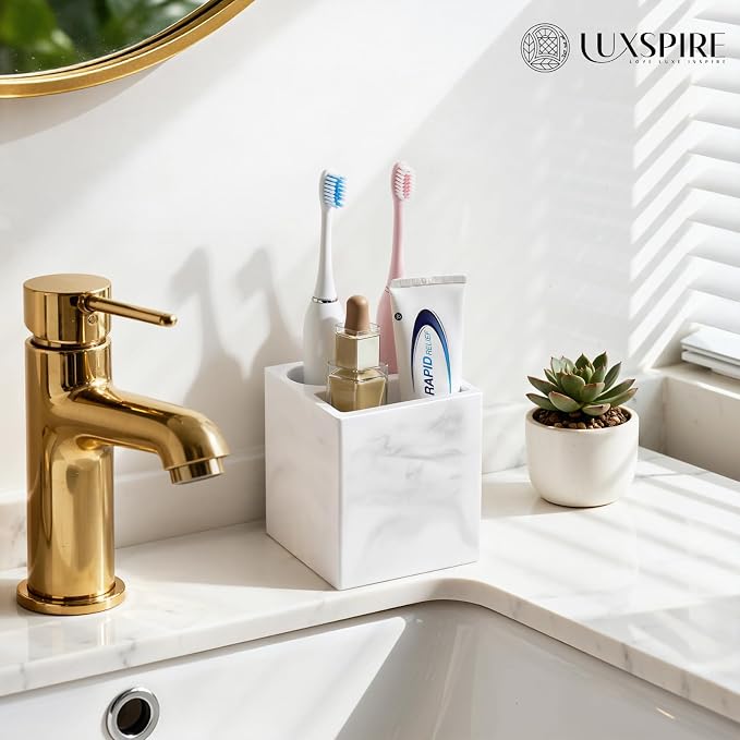 Luxspire Toothbrush Holder, 3 Slots Fast Drying Tooth Brush Holder - Image 6