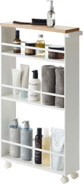 YAMAZAKI home Tower Rolling Slim Storage Cart by YamazakiHome