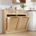 Double Tilt Out Laundry Hamper Cabinet, 10 Gallon Laundry Cabinet by Unknown