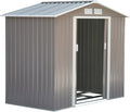 Outsunny 7' x 4' Outdoor Storage Shed, Garden Tool Metal Shed by Outsunny