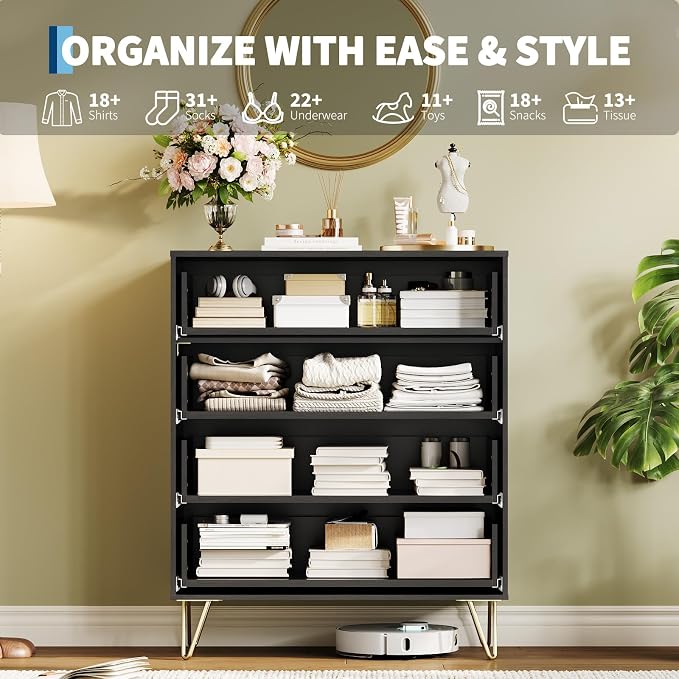 Garvee Fluted Dresser for Bedroom - Image 6