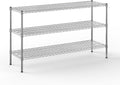 18" Deep x 60" Wide x 34" Height Wire Shelving Kit | 3-Tier | NSF