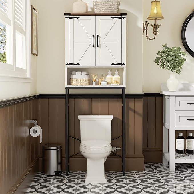Over The Toilet Storage Cabinet by FiveWillowise