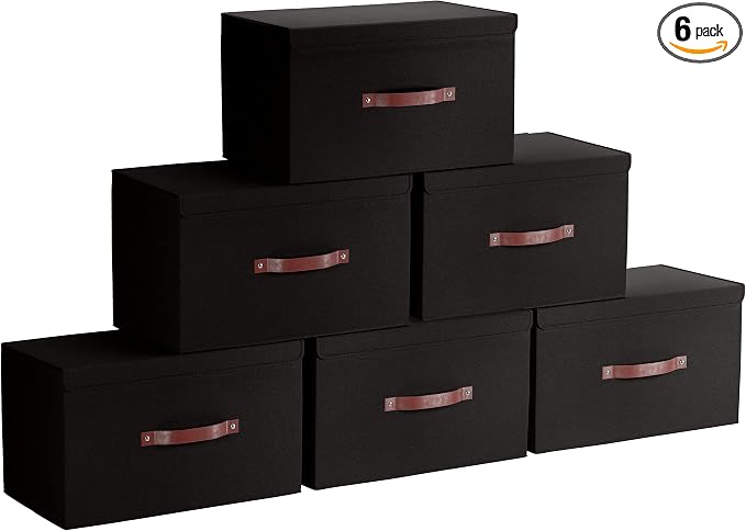Ornavo Home 6 Pack Collapsible Storage Bins by OrnavoHome