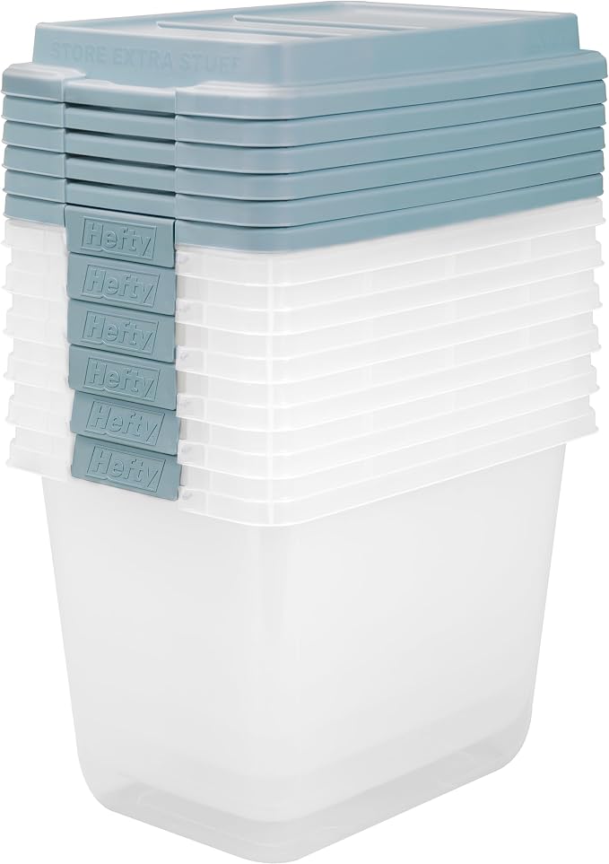 Hefty HI-RISE 32 Qt Stackable Storage Bins - Image 5