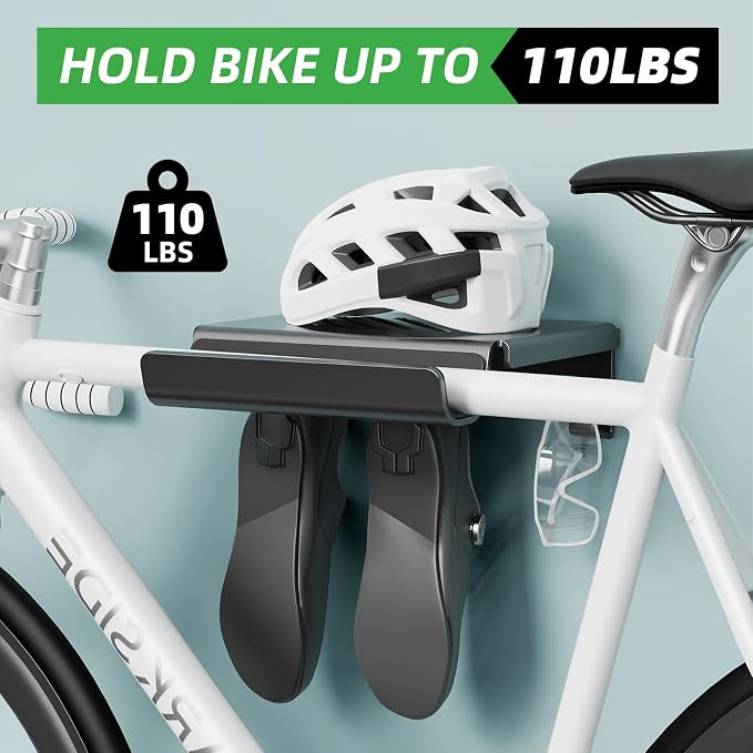 Bike Wall Mount Rack Indoor Bike Storage Garage Bike Rack Wall Mount - Image 2