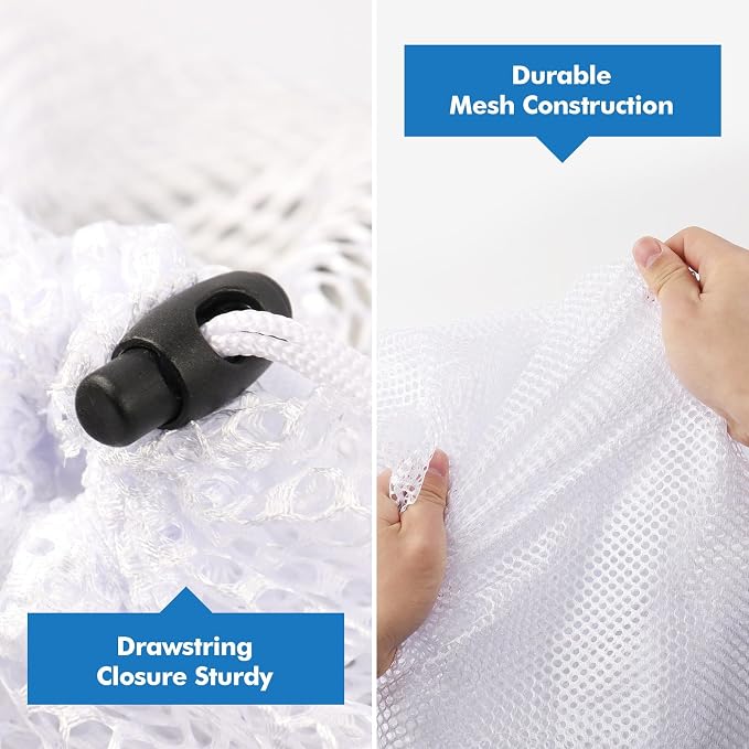 4Pcs Mesh Laundry Bags Washing Machine Mesh Wash Bags - Image 6