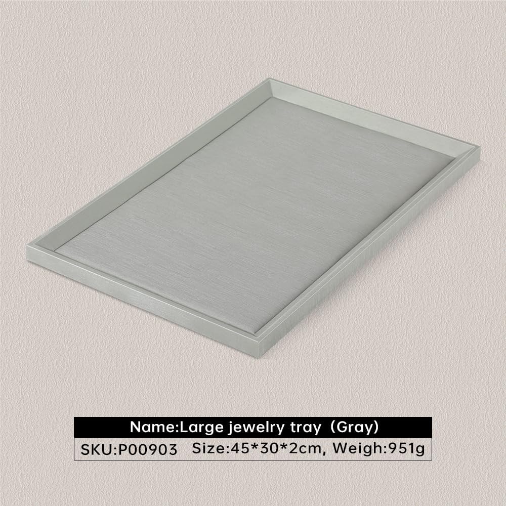 PU Leather Jewelry Display Tray For Necklace,Earring,Ring,Bracelet
