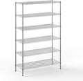 21" Deep x 54" Wide x 86" Height Wire Shelving Kit | 6-Tier | NSF Commercial by Regal+Altair