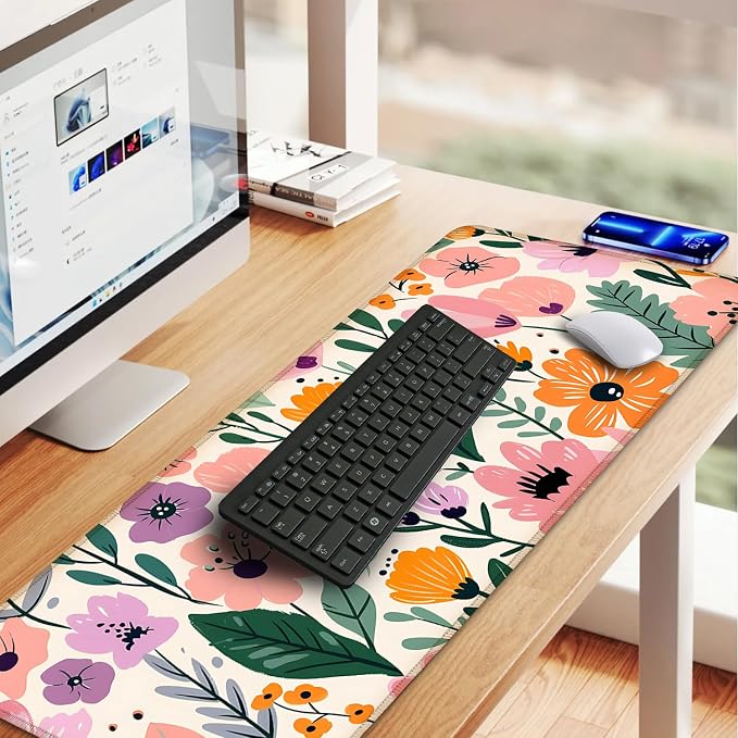 Floral Mouse Pad XXL – Large Extended Desk Mat - Image 8
