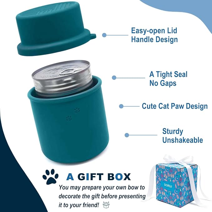 Original Canned Dog Food Storage Container | Silicone Can Cover Pet Food Sealer - Image 3