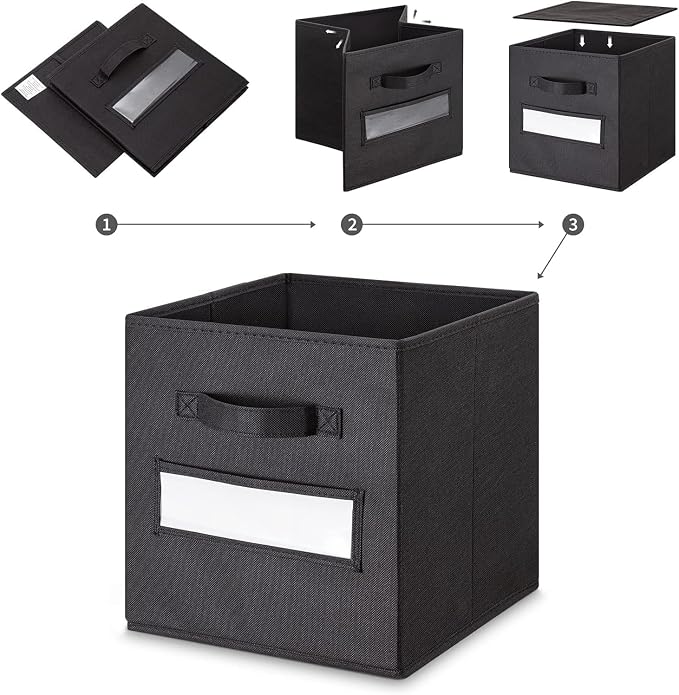 artsdi 13x13x13 storage cube bins Fabric storage cubes - Image 4