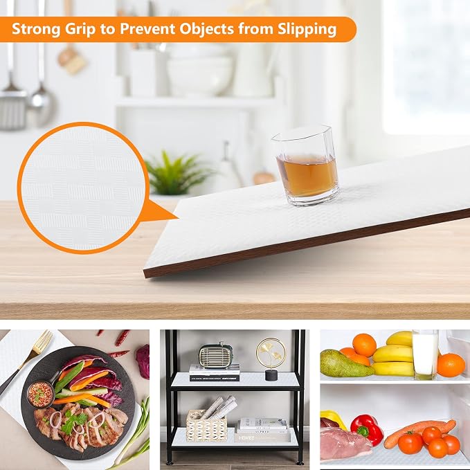 Shelf Liners for Kitchen Cabinets Refrigerator Liners Waterproof & Oil-Proof - Image 7