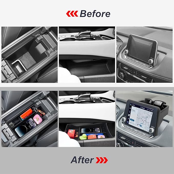 3PCS Center Console Organizer Compatible - Image 3