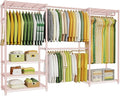 Ulif E1 Heavy Duty Closet Garment Rack, 6 Tiers Adjustable Metal Freestanding by Ulif