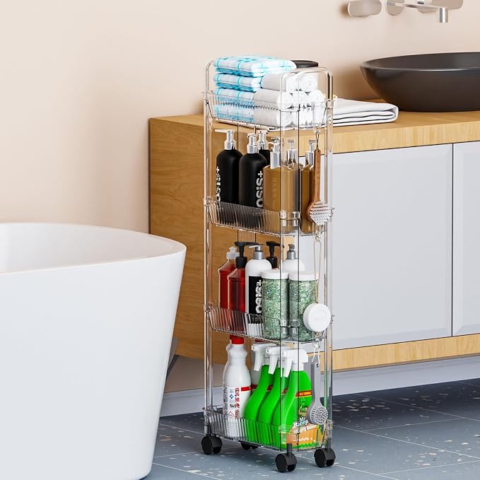 Yieach 4 Tier Rolling Cart - Image 4