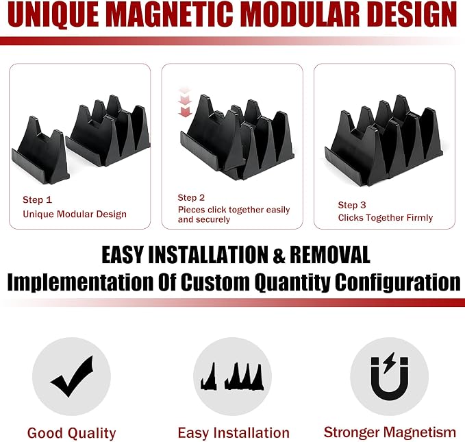 60PCS Magnetic Modular Wrench Organizer Wrench Holder - Image 5