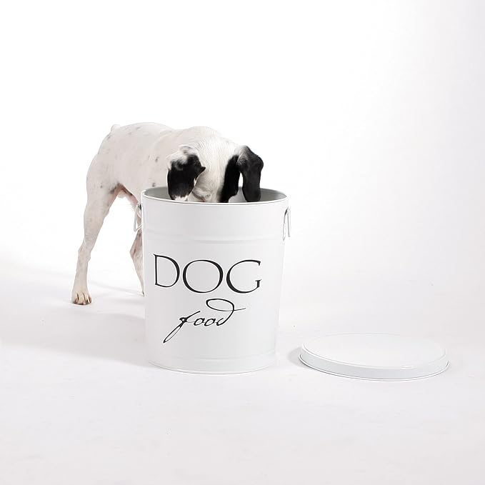 Harry Barker Pet Food Storage Collection, Classic White Food Storage - Image 7